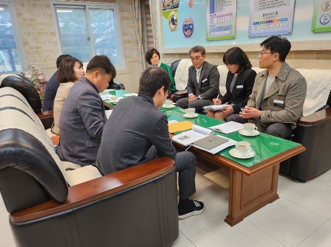 2024학년도 1학기 신규 교장 발령 초·중학교 대상 교육장 방문 컨설팅