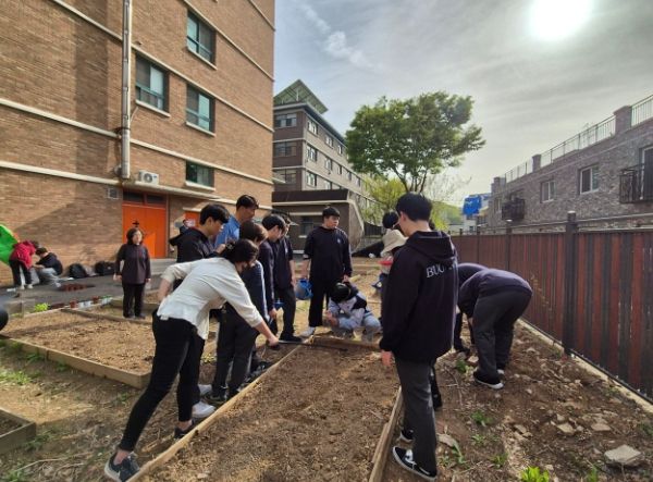 부광고등학교 자생식물 씨앗나눔 프로젝트 파종 행사