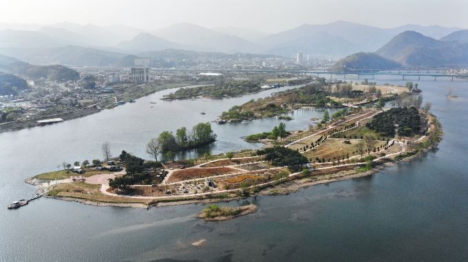 힐링과행복의자라섬