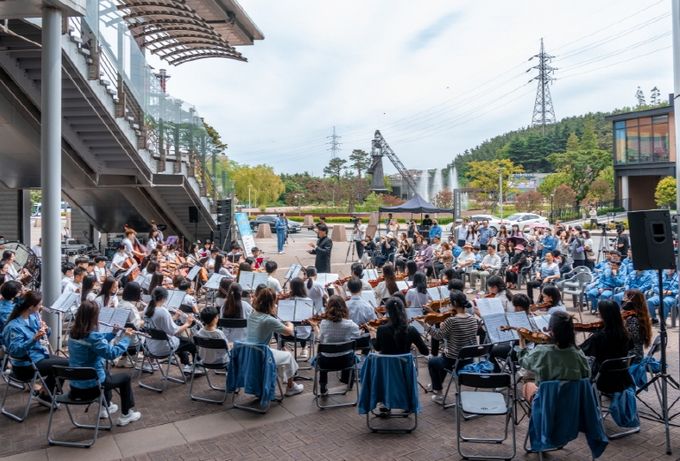 지난해'꿈의 오케스트라 포항, 찾아가는 음악회'