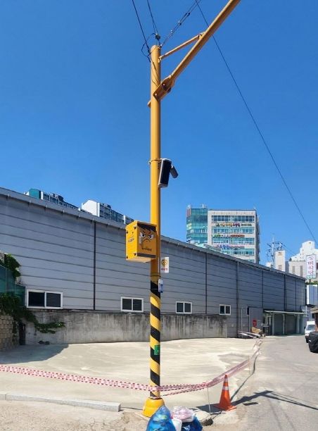 국유재산 도로변 무단 점유 건축물 행정대집행 실시 후