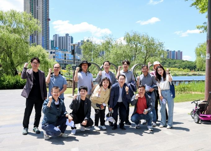 시흥시의회 도시환경위원회, 도심 속 호수공원 조성 우수사례 살펴