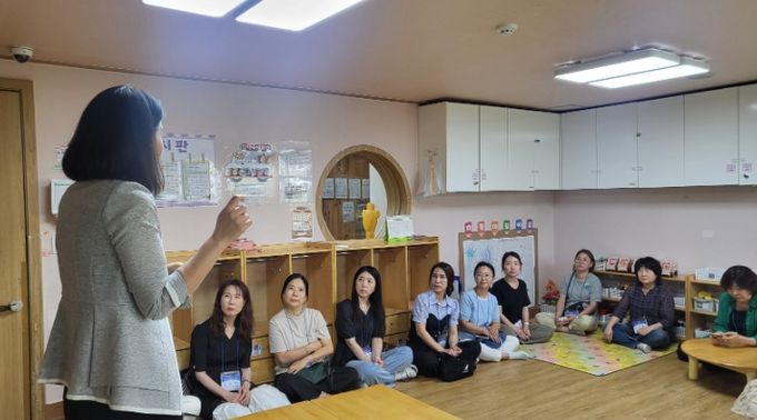 오산시 육아종합지원센터, 관내 평가 우수어린이집 견학 진행