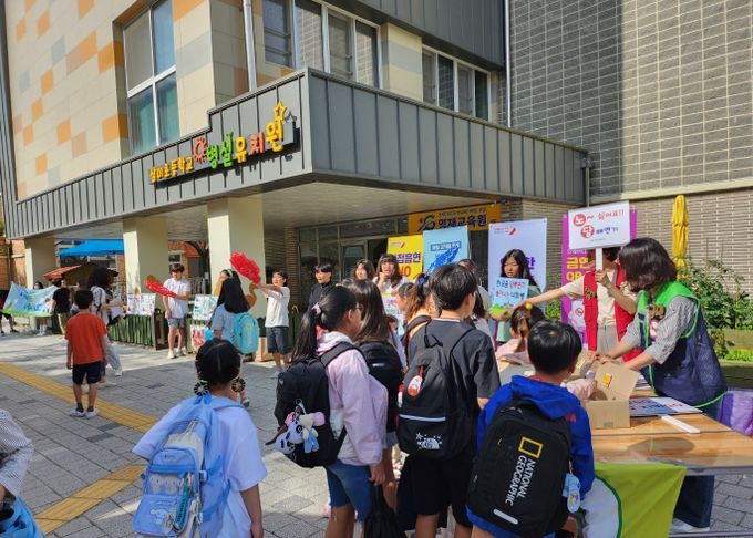 오산시 보건소, 세계금연의 날 맞아 흡연예방실천학교 연계 합동캠페인 실시