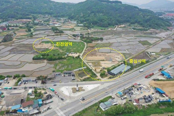 안성 봉업사지 전경
