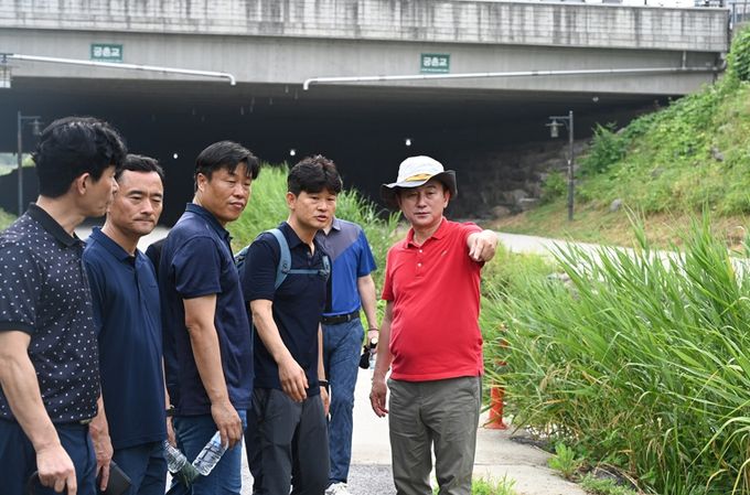 의정부시, 걷고 싶은 생태도시 조성 위한 수변공간 현장 토론