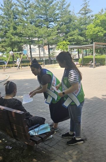 오산시 남촌동, 명예사회복지공무원 복지사각지대 발굴 홍보 활동