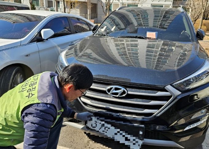 오산시, 자동차 번호판 영치로 12억원 체납 징수