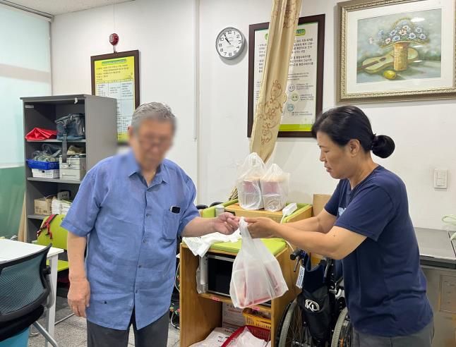 오산시 중앙동, ‘태양유통’에서 매월 돼지고기 후원받아