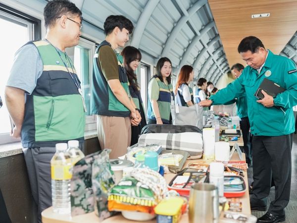 강원도교육청, 비상용 배낭꾸리기 경연대회