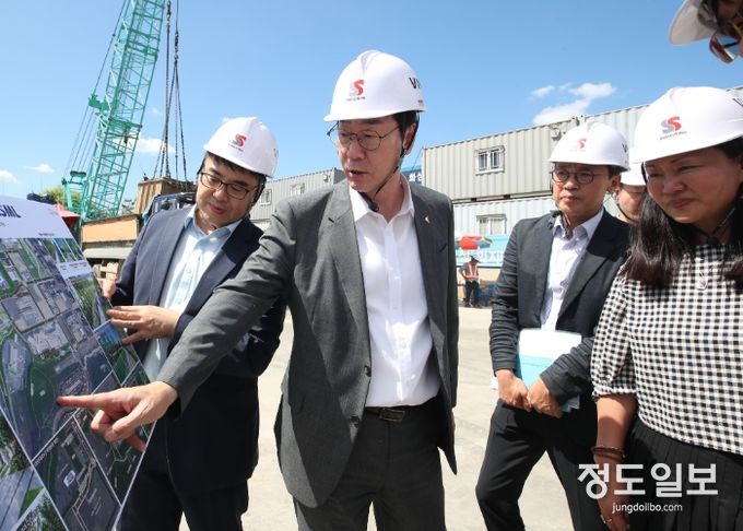 정명근 화성시장, ASML 화성 뉴 캠퍼스 조성 현장점검