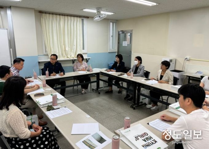 임창휘 의원, 경화여고 기숙사 보수공사 추진을 위한 관계기관 정담회 개최