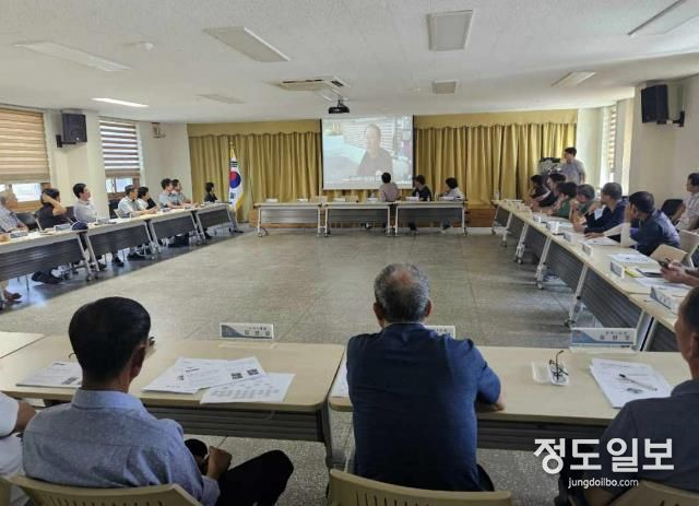 안성시 양성면, 이장단협의회 대상 재난안전교육 실시