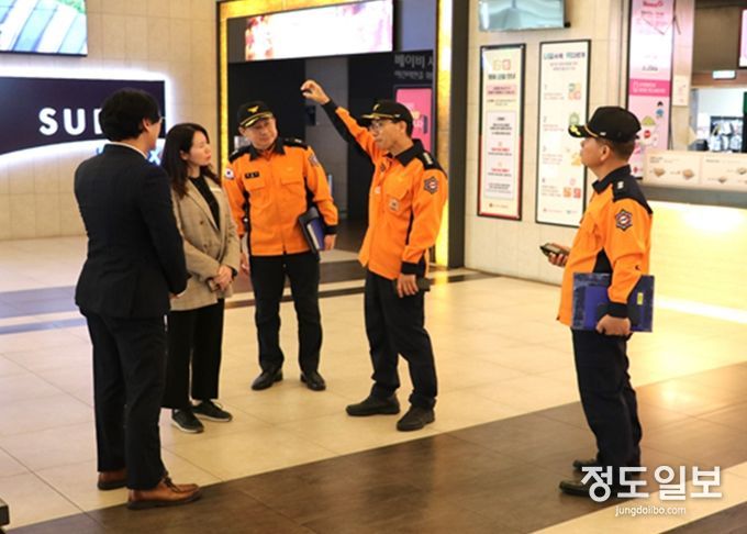 광명소방서, 중점관리대상물 관서장 화재안전지도 실시