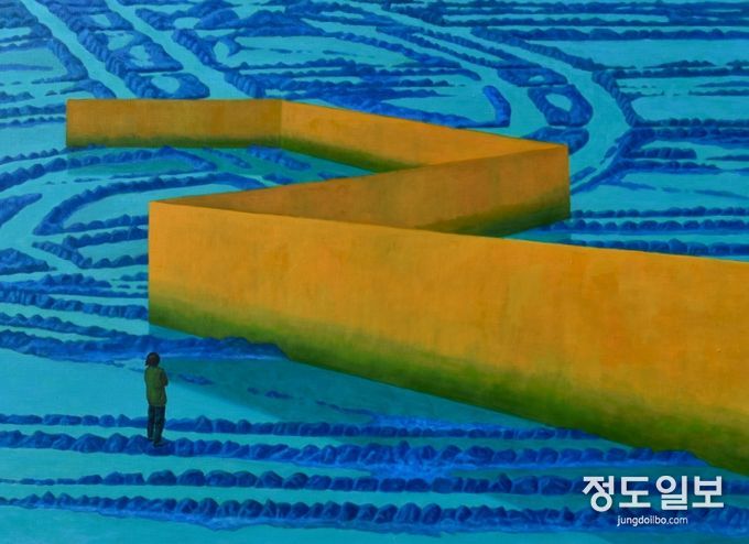 한중일 현대미술 비엔날레급 작가 전시(박야일_벽을 건너니)