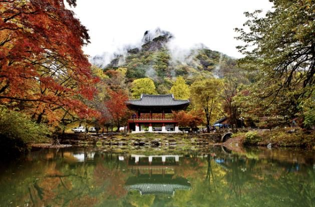 장성 백양사 쌍계루