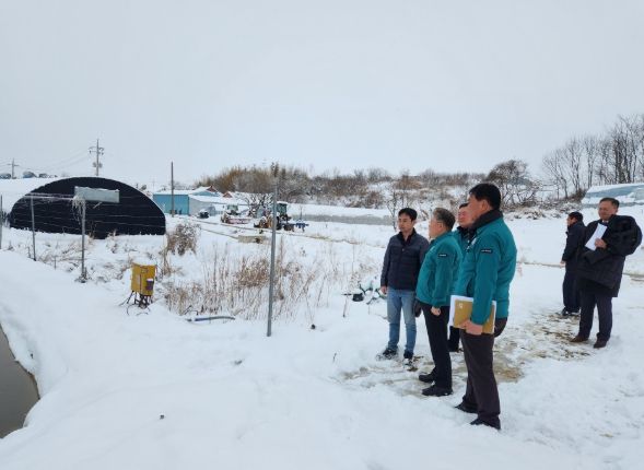 대설·한파 재해 대응 양식장 현장 긴급 점검