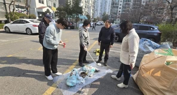 수원시 영통구 영통2동, 공동주택 생활쓰레기 샘플링 실시