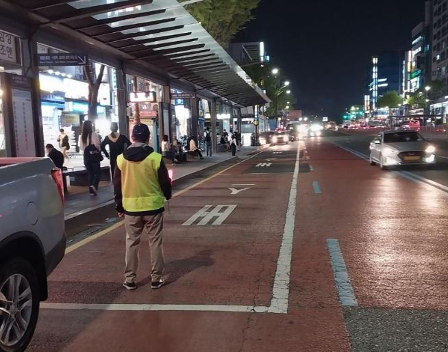 성남시 관외 택시 불법 영업행위 민·관 합동단속