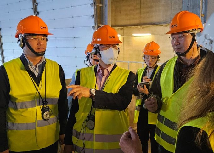 신상진 성남시장이 덴마크의 아마게르 바케 소각장을 방문했다