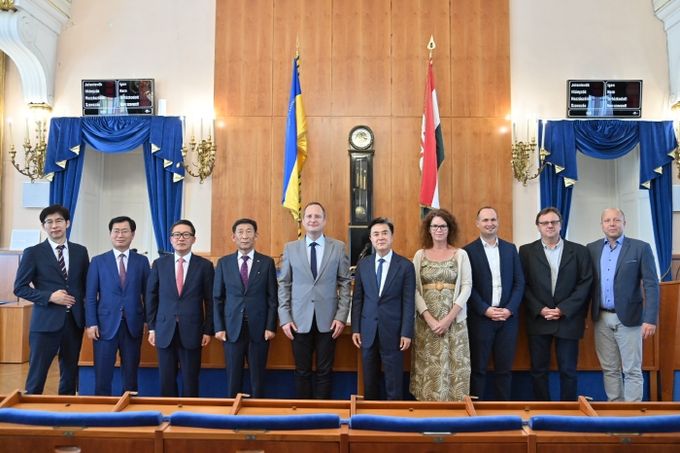 김태흠 지사, 헝가리 페슈트주청사 방문 교류·협력