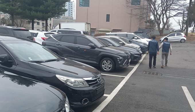 파주시차량등록사업소, 세외수입 체납차량 번호판 영치 실시