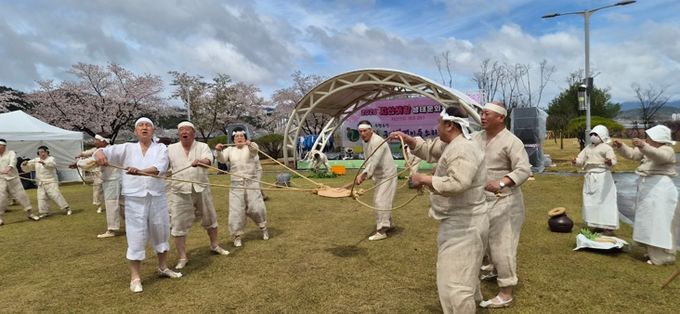 구미 발갱이들소리, 지산샛강에 울려 퍼지다